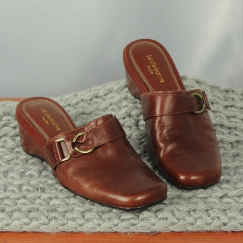 Liz Claiborne Flex Carnival Soft Leather Mule